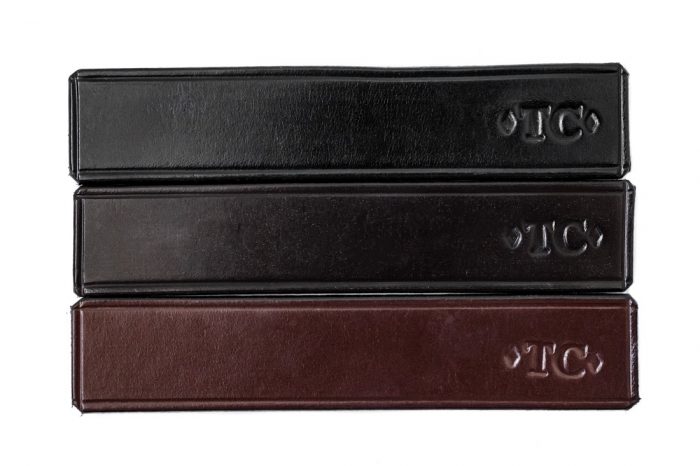 Standard bridle leather colour options by TC Leatherwork