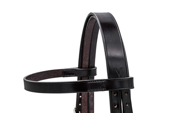 Traditionally cut Double hunter bridle by TC Leatherwork